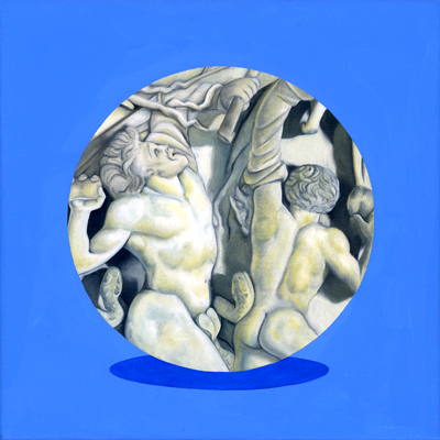 Annette von der Bey, Relief, Titanen und Giganten bäumen sich gegen die Vorherrschaft der Götter auf