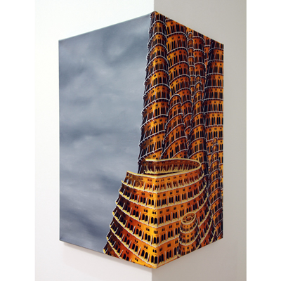 Annette von der Bey, Turm zu Babel, Außeneck