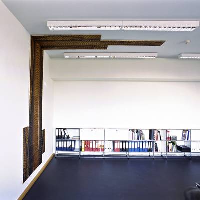 Annette von der Bey, 2001, Installation Turmbau, Küppersmühle, Duisburg