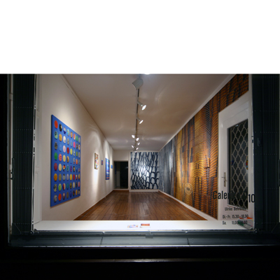 Annette von der Bey, Installation Turmbau in Galerie CO10, Düsseldorf