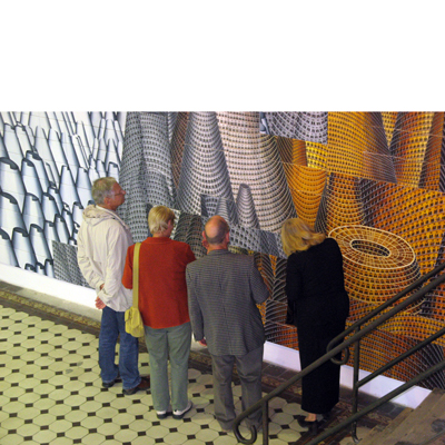 Annette von der Bey, Installation Turmbau in der Kunsthalle Luckenwalde