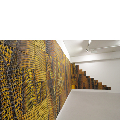 Annette von der Bey, 2019, Installation Turmbau, Frauenmuseum, Bonn